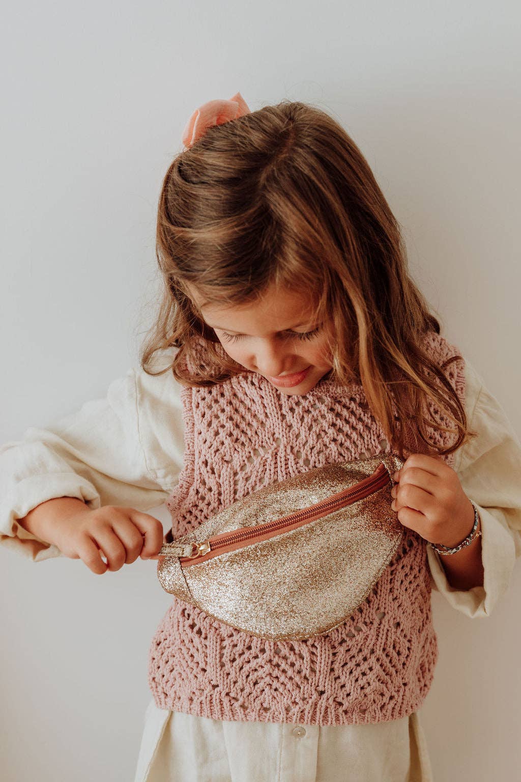 Bum bag - Gold glitter