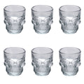 SKULL ICE SET OF 6 TRANSPARENT LIQUEUR GLASSES - 5913489