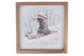 30 CM WOODEN SLIDE PAINTING - 5914331