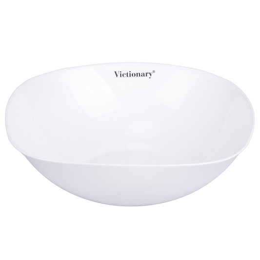VICTIONARY OPALINE GLASS SALAD BOWL. 25x25CM - 5914357