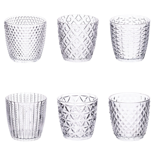 GEOMETRIE CLEAR SET OF 6 WATER GLASSES - 5915939