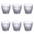 DIAMOND BALLOOM SET6 GLASSES TRANSP 350 ML - 5917070