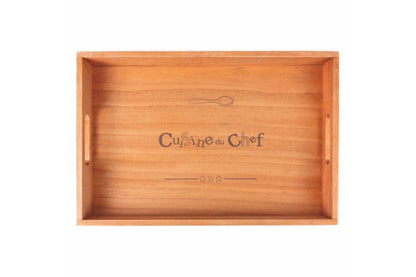 RECTANGULAR TRAY 45X30CM WOOD 3 ASS. - 5918711