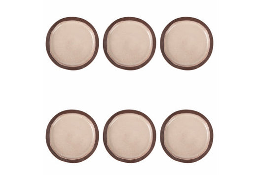 BRETAGNE TERRA SET 6 PCS FLAT PLATE - 5918725