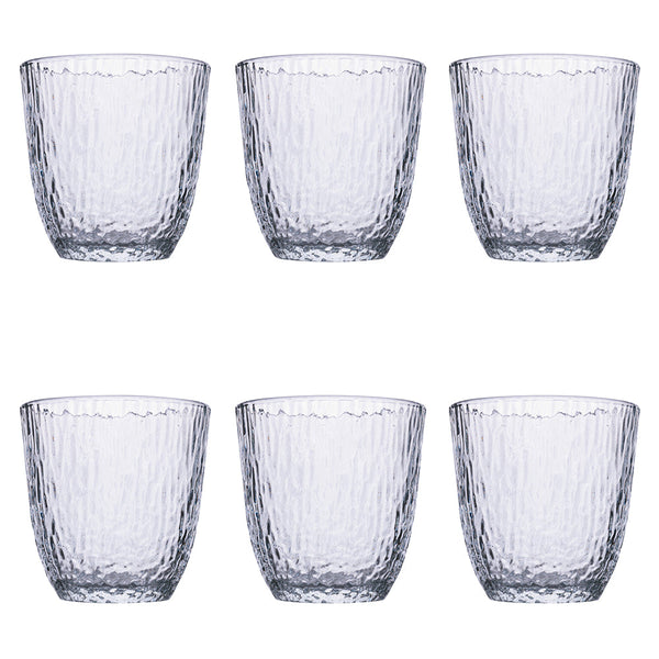 JUNGLE SET OF 6 GLASSES TRANSP 300 ML - 5919642