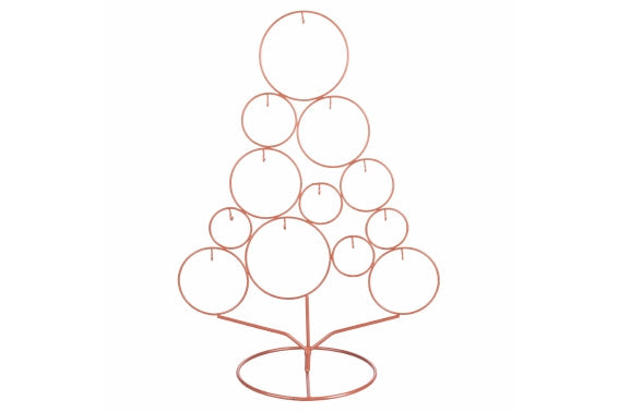 COPPER METAL TREE WITH HOOKS SMALL - 5919667