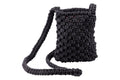 BLACK MACRAME MINI BAG / SHOULDER - 5919880