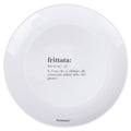 VICTIONARY ROUND DINNER PLATE D27CM OMELETTE - 5920658
