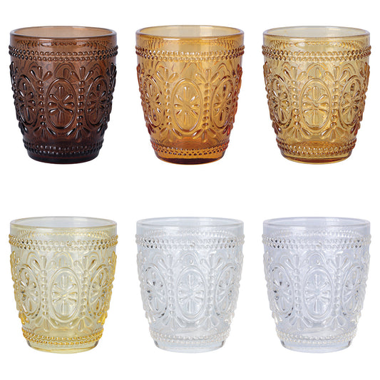 IMPERIAL SHADES OF CHOCOLATE GLASSES SET 6 PCS - 5920864