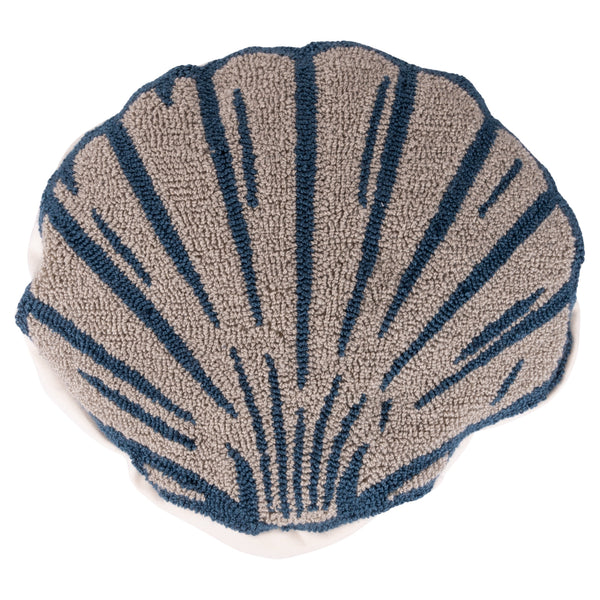 BLUE SHELL UPHOLSTERED CUSHION - 5920906