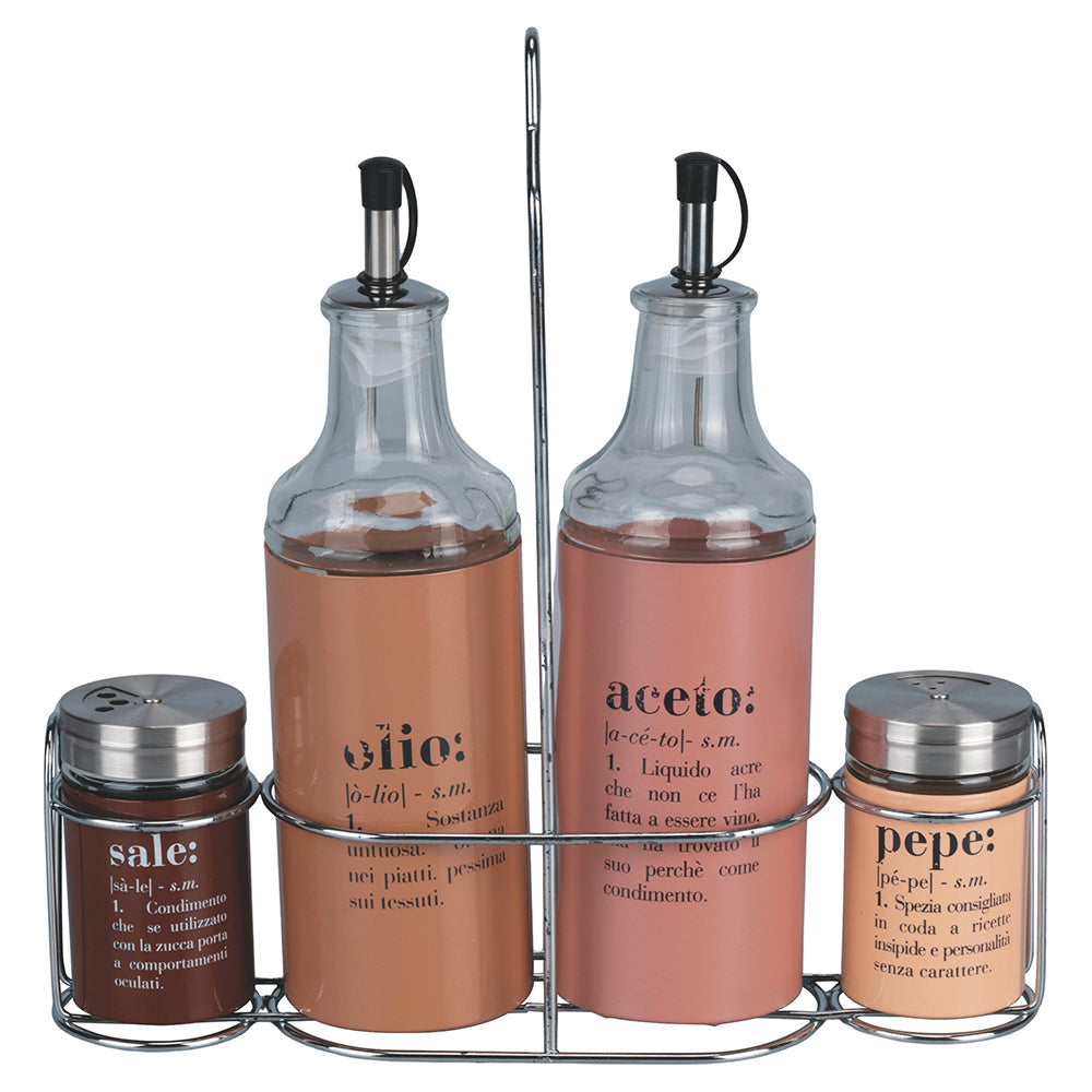 VICTIONARY SET OF 4 CHOCO + STAND - 5920969