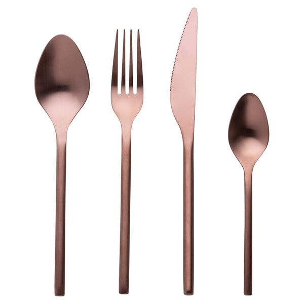 GALLERY 24 PCS CUTLERY SET MATT COPPER CUTLERY - 5921070
