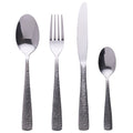 TEXTURE SET 24PCS SILVER CUTLERY SHINY - 5921396