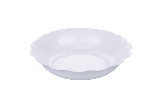 SALAD BOWL 10 CM OPALINE GLASS/SCALLOPED - 5921438