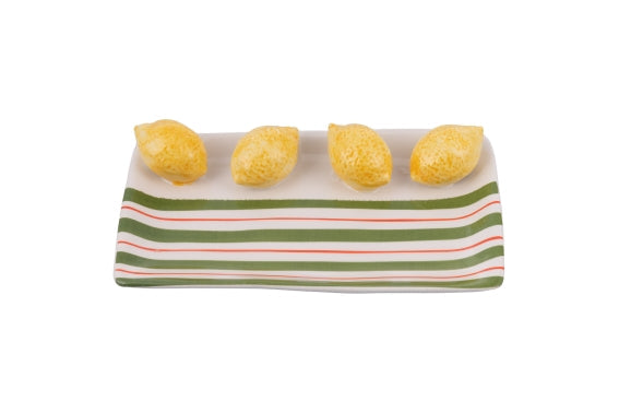 FRUIT LIFE PLATE DECOR. LEMON 22,5X13CM  - 5921852