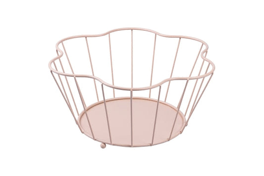 FLOWER BASKET 30x27x14 METAL MOCHA MOUSSE - 5922121