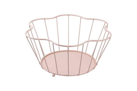 FLOWER BASKET 30x27x14 METAL MOCHA MOUSSE - 5922121