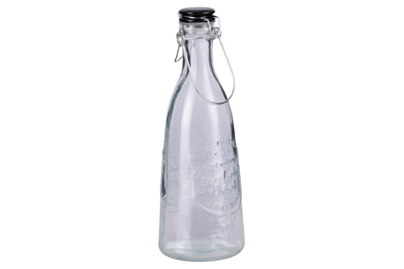 BOTTLE BLACK CERAMIC STOPPER / FINIT. BLACK - 5922288