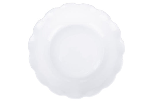 SALAD BOWL D.27,5XH.7 CM OPALINE GLASS/SCALOPPED - 5922512