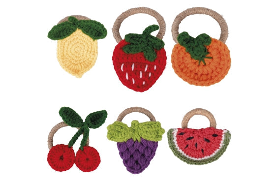 FRUIT NAPKIN RING 6 ASS - 5922514