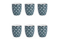 CONFUSION SET 6 COFFEE CUPS 90ML GREEN - 5922602