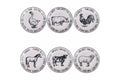FARM DINNER PLATE 6 ASST - 5922893