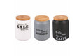 IDEE SET 3 JARS 900ML W/LID BAMBOO - 5923437