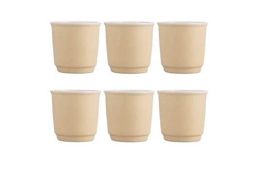 FORMA SET 6 COFFEE CUPS 100ML OH SANDY! - 5923484