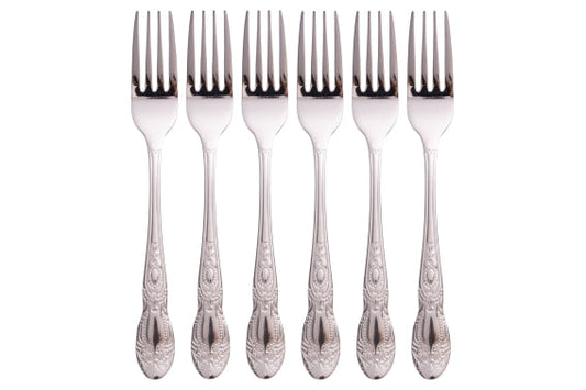 WONDERLAND SET 6 FORKS 18/10 POLISHED SILVER - 5923699