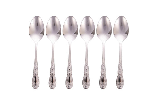 WONDERLAND SET 6 SPOONS 18/10 POLISHED SILVER - 5923700