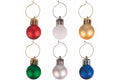 Set de 6 Marque-Verres de Noël Mats - Ø 2 cm