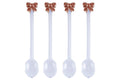 GLASS SET 4 TEASPOONS FLAKES MOCHA MOUSSE - 5923830