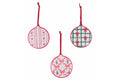 XMAS FIOCCHI DECORATIVE TILE 11.5 ROUND 3ASS - 5924195