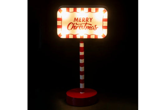 MERRY XMAS LED DECORATION H 23 CM - 5924574