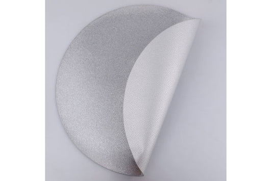 SPARKLY PLACEMAT 38CM SILVER - 5924786
