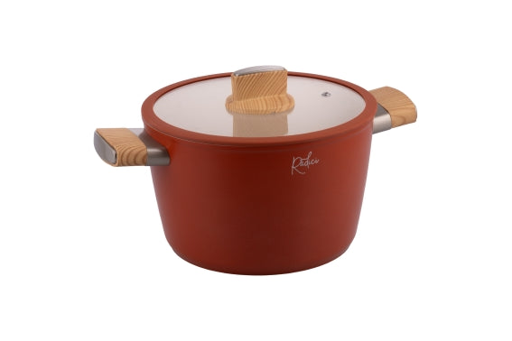 ROOTS CINNAMON POT 24 W/LID SILICONE FULL IND - 5925065