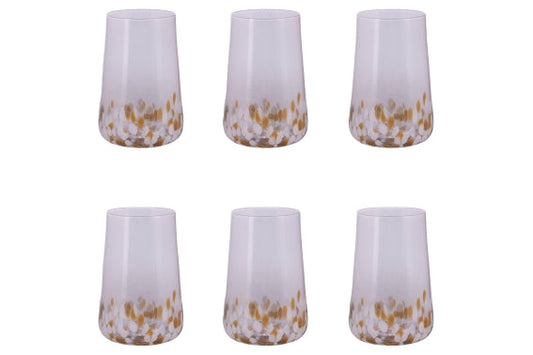 LILIA GOLD SET OF 6 WATER GLASSES 590ML - 5925106