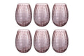 SHIRAZ SET 6 WATER GLASSES 525ML PINK - 5925121