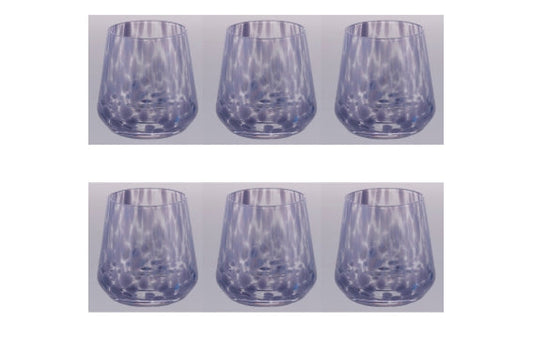 CANDY SET 6 PURPLE WATER GLASSES 410ML - 5925329