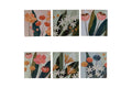 BLOOM SET 6 WOODEN COASTERS 9X9CM - 5926278