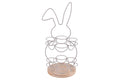 METAL EGG HOLDER RABBIT 16X34.5CM - 5926325