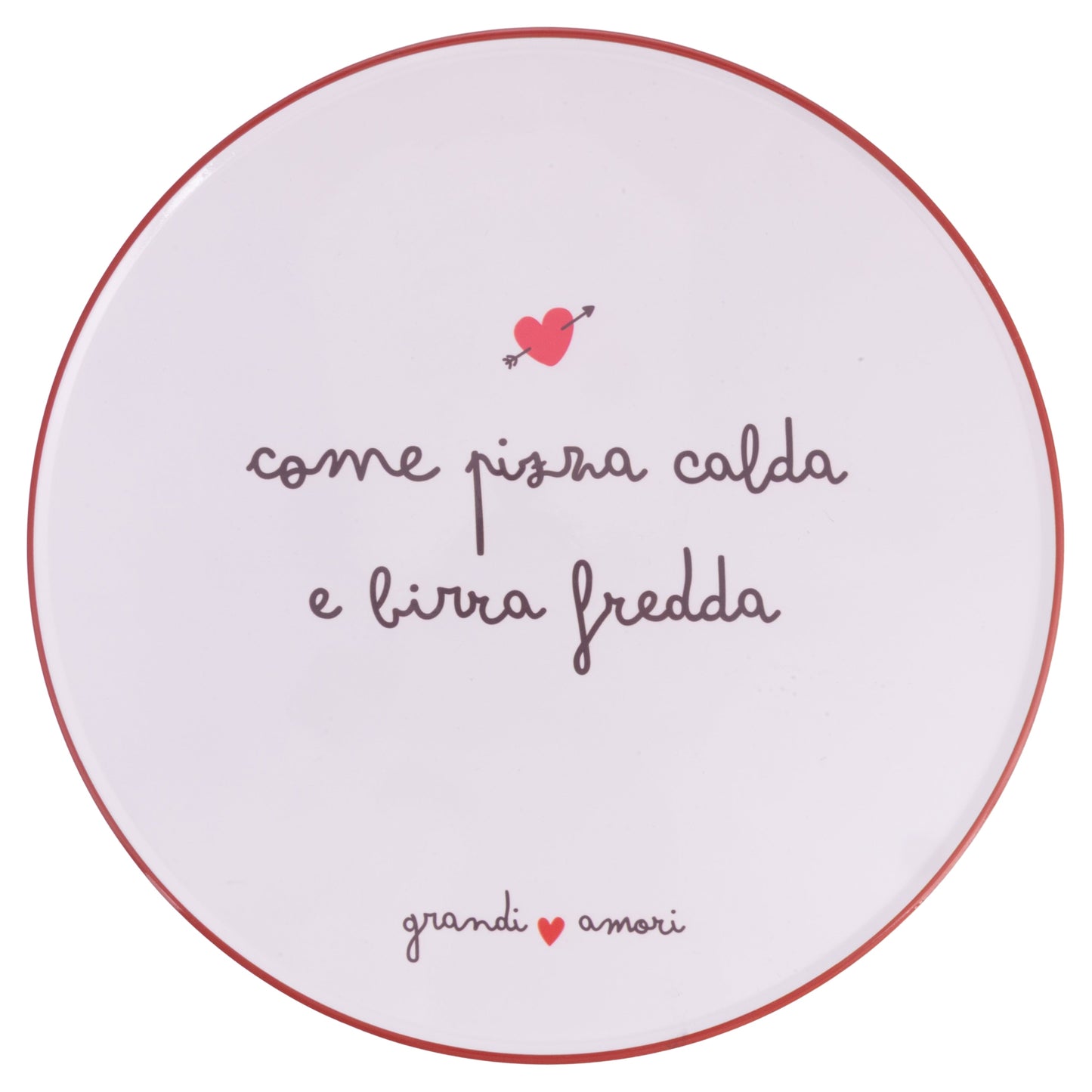 GRANDI AMORI PIZZA PLATE D33.5CM 6 ASS - 5927453