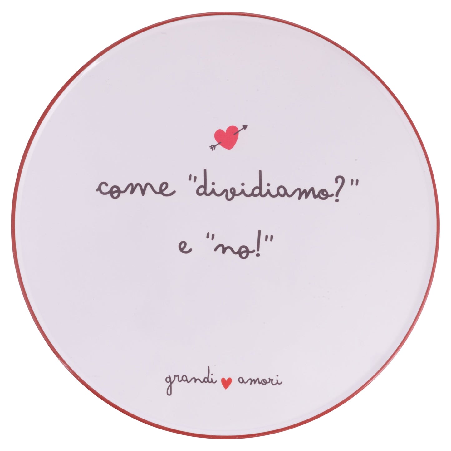 GRANDI AMORI PIZZA PLATE D33.5CM 6 ASS - 5927453