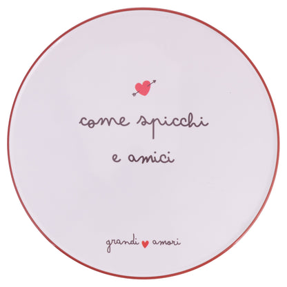 GRANDI AMORI PIZZA PLATE D33.5CM 6 ASS - 5927453