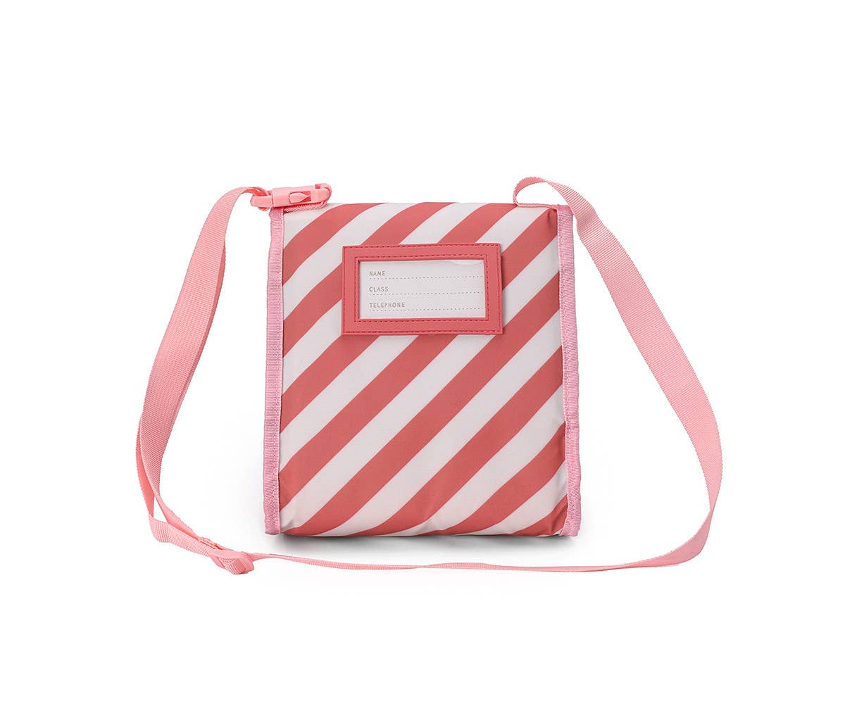 Sac isotherme pour goûter Stripes Bloom & Blush