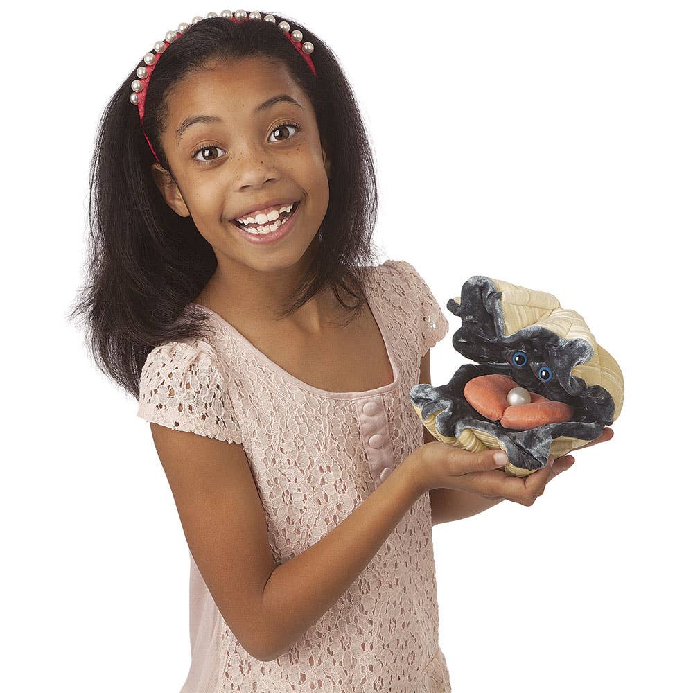 Marionnette à main Grande moule 3067/ Palourde géante Folkmanis réaliste