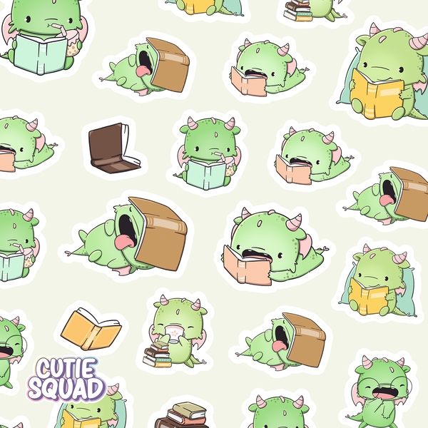 Planches d'autocollants Dragon lecteur