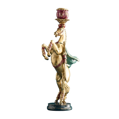 Circus Horse Chandelier, Gold, 17.5 x 9.5 x 36.5 cm