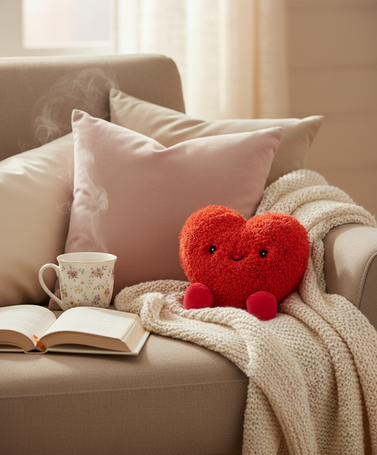 Happy Heart Hot Water Bottle