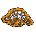 Stegosaur Fossil Pin